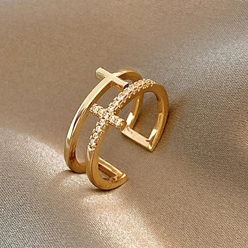 CZ Geometric Ring - VEYAROSE
