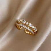 CZ Geometric Ring - VEYAROSE