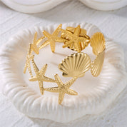 Shell Starfish Ocean Arm Bracelet - VEYAROSE