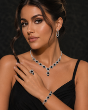 Rhinestone Colorful Jewelry Set
