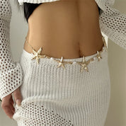 Pearl Starfish Body Chain - VEYAROSE