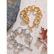 Handmade Chain Bangle Bracelet - VEYAROSE