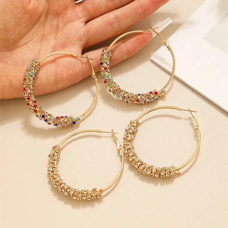 CZ Hoop Earrings - VEYAROSE