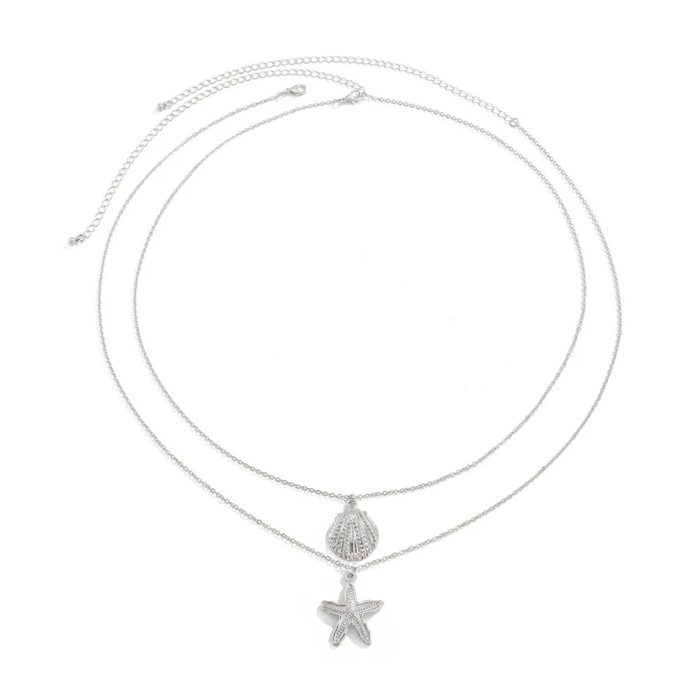 Shell Starfish Ocean Body Chain - VEYAROSE