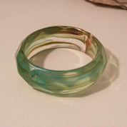 Acrylic Geometric Organic Cuff Bracelet - VEYAROSE