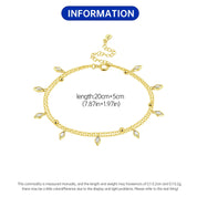 Sterling Silver Anklet - VEYAROSE
