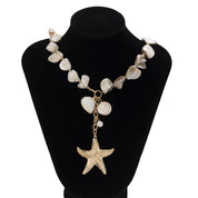 Shell Starfish Conch Necklace - VEYAROSE