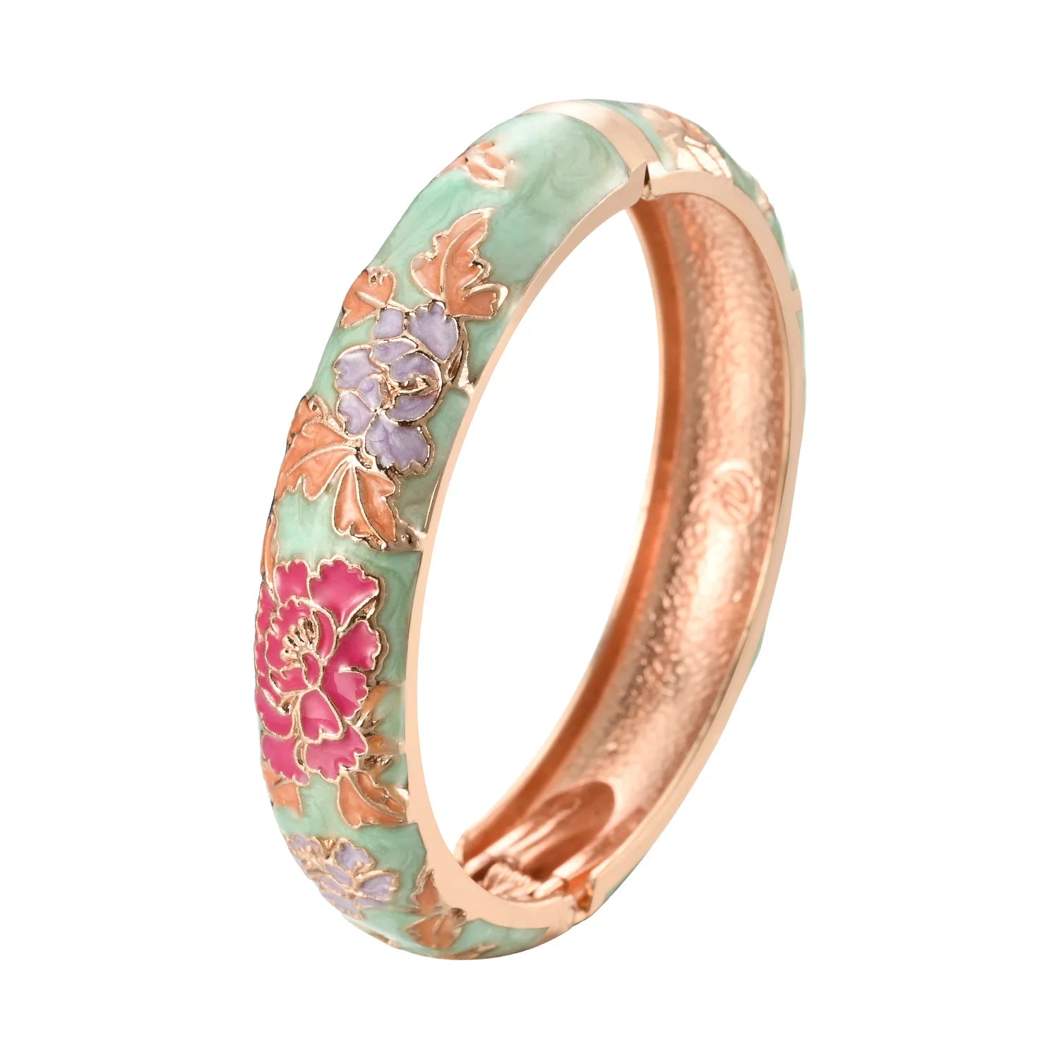 Flower Bangle Bracelet - VEYAROSE