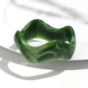 Acrylic Geometric Organic Cuff Bracelet - VEYAROSE
