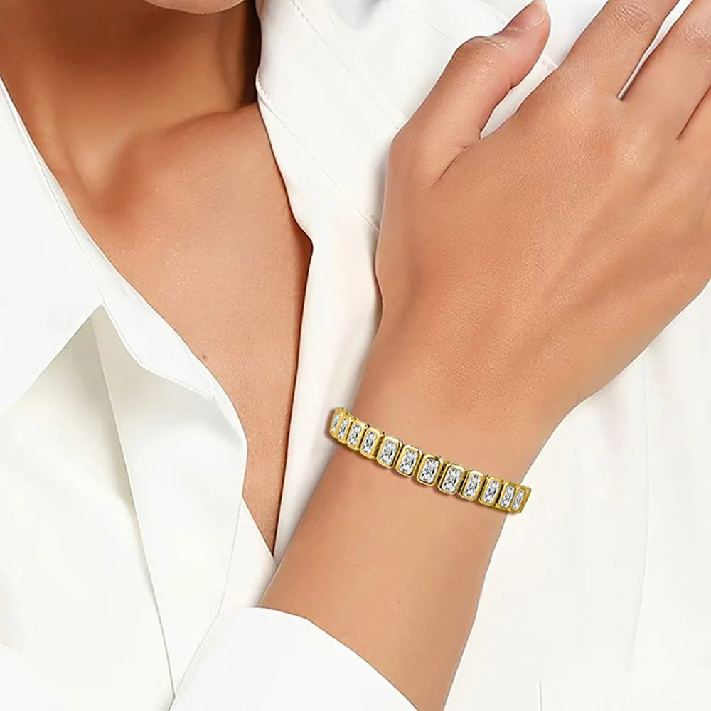 CZ Tennis Bracelet Set - VEYAROSE