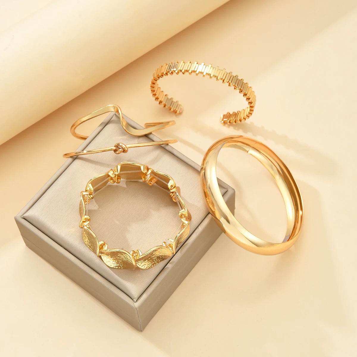 5pcs Set Cuff Bracelet - VEYAROSE
