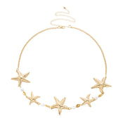 Pearl Starfish Body Chain - VEYAROSE