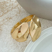 Geometric Chunky Wide Ring - VEYAROSE