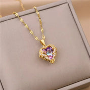 Pearl Heart Necklace - VEYAROSE