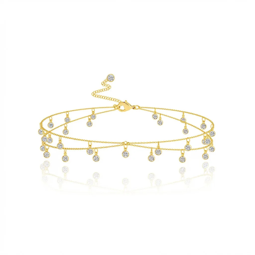 Crystal Tassel Body Chain - VEYAROSE