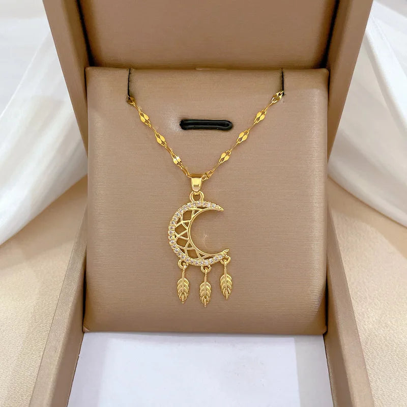 CZ Pearl Shell Choker Necklace - VEYAROSE