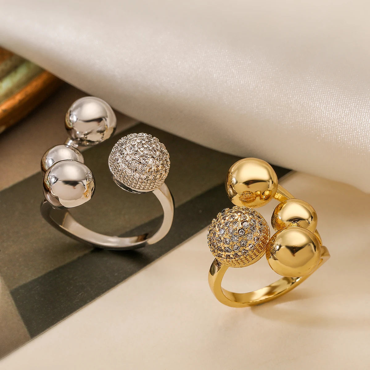 CZ Geometric Ring - VEYAROSE