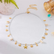 Pearl Shell Starfish Body Chain - VEYAROSE