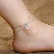 Sterling Silver Anklet - VEYAROSE