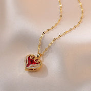 Pearl Heart Necklace - VEYAROSE