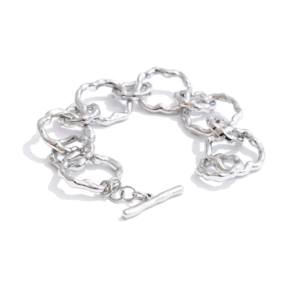 Handmade Chain Bangle Bracelet - VEYAROSE