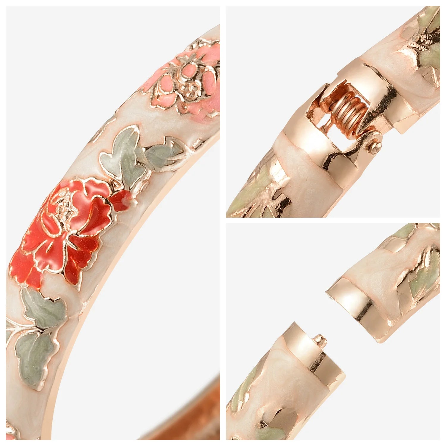 Flower Bangle Bracelet - VEYAROSE