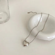 Heart Geometric Necklace - VEYAROSE