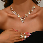 Teardrop Drop Jewelry Set - VEYAROSE