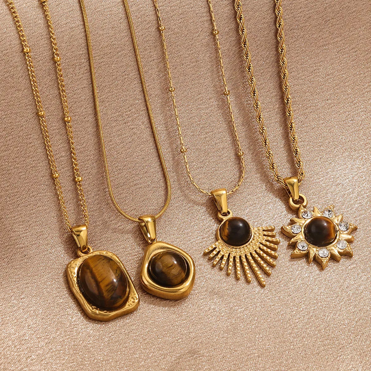 Tiger Eye Necklace - VEYAROSE