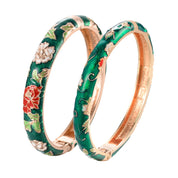 Flower Bangle Bracelet - VEYAROSE