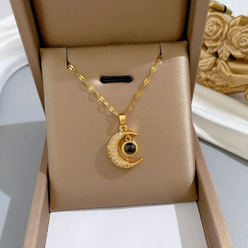 CZ Pearl Shell Choker Necklace - VEYAROSE