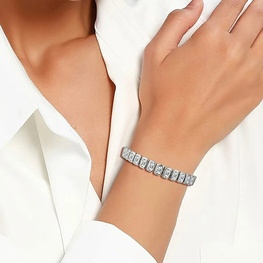 CZ Tennis Bracelet Set - VEYAROSE