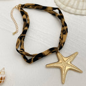 Starfish Conch Heart Necklace - VEYAROSE