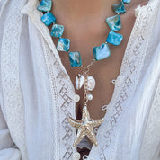 Shell Starfish Conch Necklace - VEYAROSE
