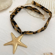 Starfish Conch Heart Necklace - VEYAROSE