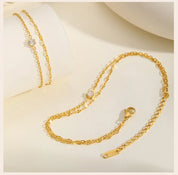 CZ Anklet - VEYAROSE