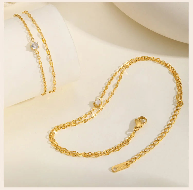 CZ Anklet - VEYAROSE
