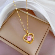 Pearl Heart Necklace - VEYAROSE
