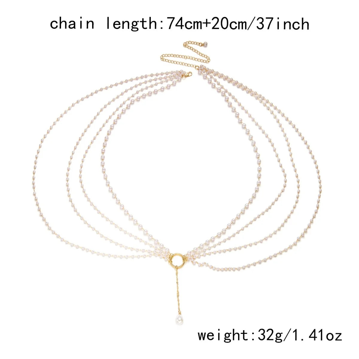 Pearl Baroque Beaded Choker Necklace - VEYAROSE