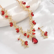 Teardrop Drop Jewelry Set - VEYAROSE