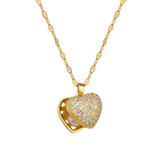 Pearl Heart Necklace - VEYAROSE
