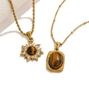 Tiger Eye Necklace - VEYAROSE
