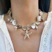 Shell Starfish Conch Necklace - VEYAROSE