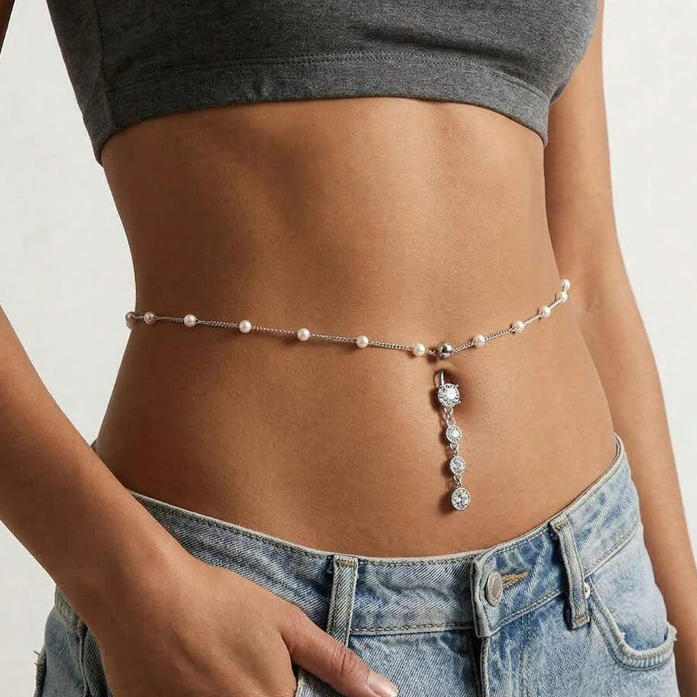 Rhinestone Body Chain - VEYAROSE