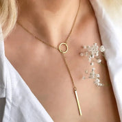 Heart Geometric Necklace - VEYAROSE