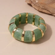 Acrylic Geometric Organic Cuff Bracelet - VEYAROSE