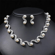 Pearl Jewelry Set - VEYAROSE