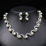 Pearl Jewelry Set - VEYAROSE