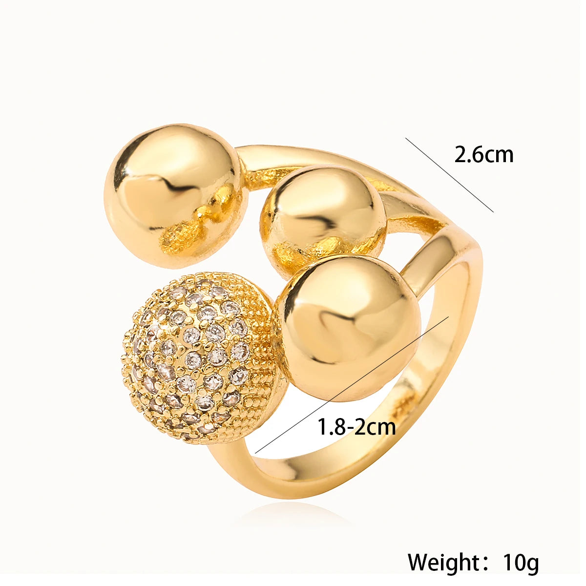 CZ Geometric Ring - VEYAROSE