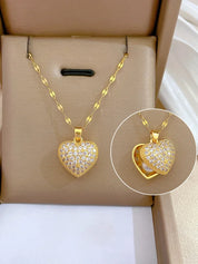 Pearl Heart Necklace - VEYAROSE